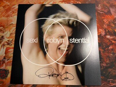 Robyn Sexistential Signed Autographed White Fog Vinyl LP Brand New x1