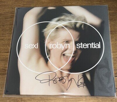 VinylRobyn Sexistential Hand Signed Autographed Outer Sleeve Rare New