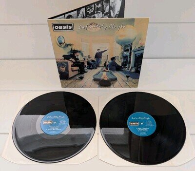 OASIS-DEFINITELY MAYBE..SUPERB! 1ST UK DAMONT PRESS N/MINT 2XVINYL LP 1994