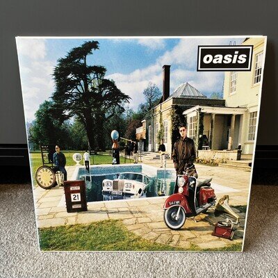 OASIS Be Here Now ORIGINAL 1997 CREATION UK 1ST PRESSING 2 x VINYL LP CRELP219