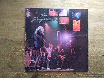 Live Johnny Winter And Excellent Vinyl LP Record Album CBS64289 (AF)
