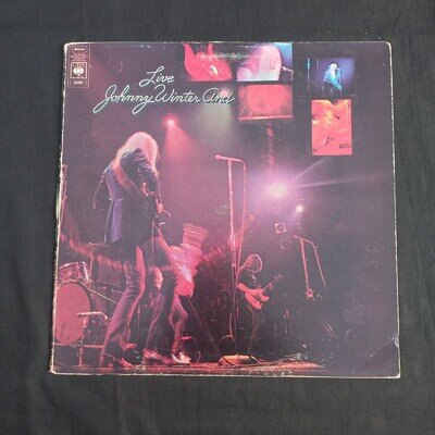 JOHNNY WINTER-AND LIVE- VINYL LP S 64289 A1 B1 1971 NICE VINYL