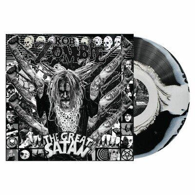 ROB ZOMBIE - The Great Satan - BLACK & WHITE SWIRL VINYL LP