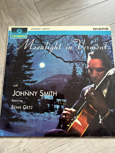 Johnny Smith/Stan Getz Moonlight In Vermont 12" Vinyl LP 33SX 1556 *1ST PRESS NM