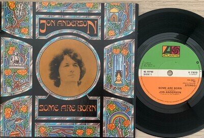 JON ANDERSON SOME ARE BORN 7" SINGLE VINYL 1980 K11619 UK ATLANTIC FREE UK P&P