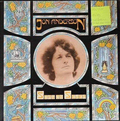 Jon Anderson Song Of Seven Vinyl Record VG/VG+ K50756 1980 1st Press