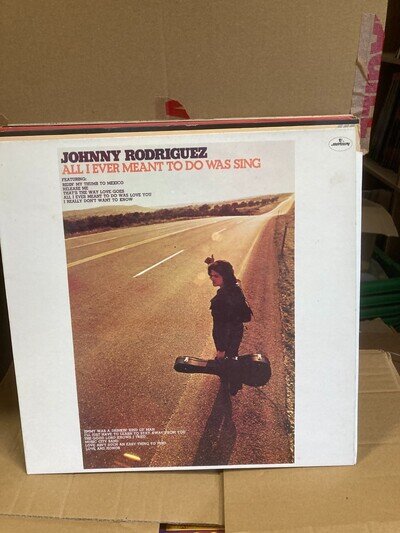 JOHNNY RODRIGUEZ ALL I EVER MEANT TO DO WAS SING, LP, 6338276, 1Y1/2Y1, VG+