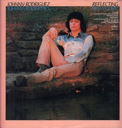 Johnny Rodriguez Reflecting LP vinyl USA Mercury 1976 with company inner sleeve