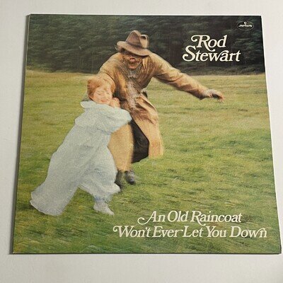 Rod Stewart – An Old Raincoat Won't Ever Let You Down LP Record – 6336 610 EX/EX