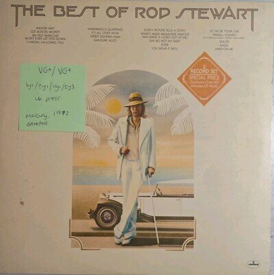 Rod Stewart The Best Of Vinyl Record VG+/VG+ 6643030 1972