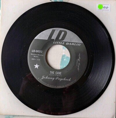 7in Vinyl Single Johnny Paycheck The Cave Then Love Dies LD0032 Little Darlin'