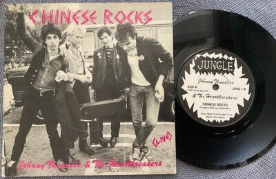 JOHNNY THUNDERS & HEARTBREAKERS - CHINESE ROCKS (LIVE) rare UK 1982 / PUNK MINT-