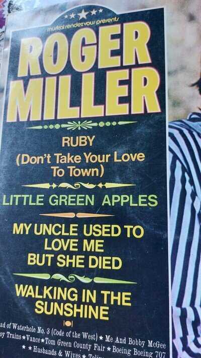 Roger Miller Vinyl Good Condition Vinyl LP Record