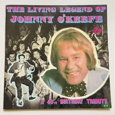 Johnny O’Keefe The Living Legend Of Vinyl Record 12” 33 RPM NA-456 K-tel 1975
