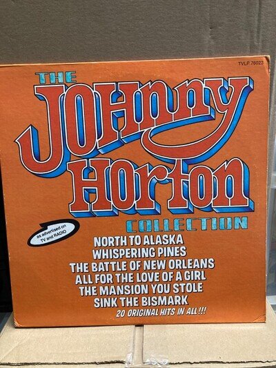 JOHNNY HORTON THE JOHNNY HORTON COLLECTION, VINYL LP, TVLP76023, VG+