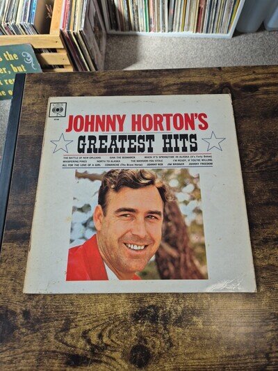 Johnny Horton Greatest Hits - CBS - 62186 - Stereo - UK - 1961 - VG+ - VG+