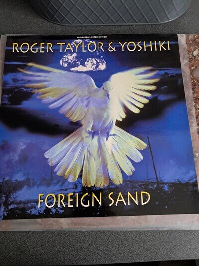 Roger Taylor & Yoshiki Foreign Sand UK Numbered 12" Picture Disc