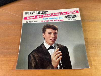Johnny Hallyday - Nous Les Gars, Nous Les Filles (EP) Laminated Flipback