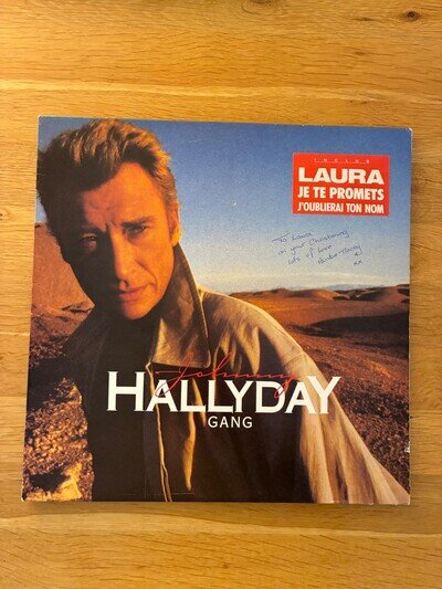 Johnny Hallyday Gang Vinyl Record 1986 830756-1