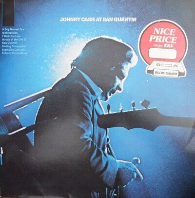 Johnny Cash - Johnny Cash At San Quentin LP CBS NM/VG+