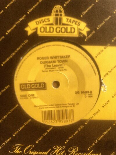 Roger Whittaker Mint Durham Town Old Gold OG 9589