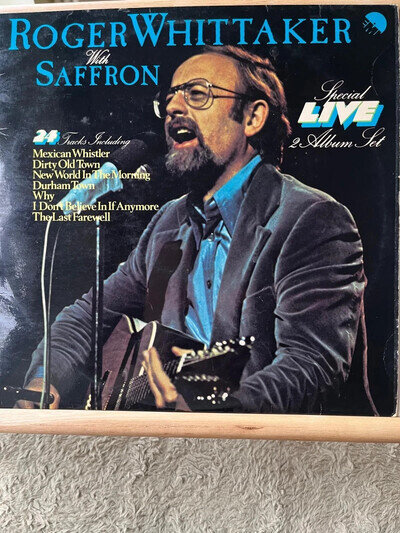 Roger Whittaker – Live With Saffron 2xLP Vinyl EMI EMC 3181/3182