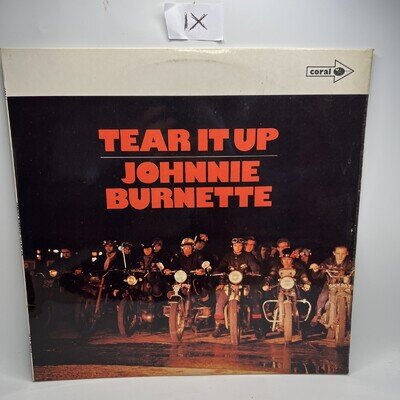 JOHNNY BURNETTE ROCK 'N' ROLL TRIO LP TEAR IT UP CORAL RECORDS (EX/ex) Rockab