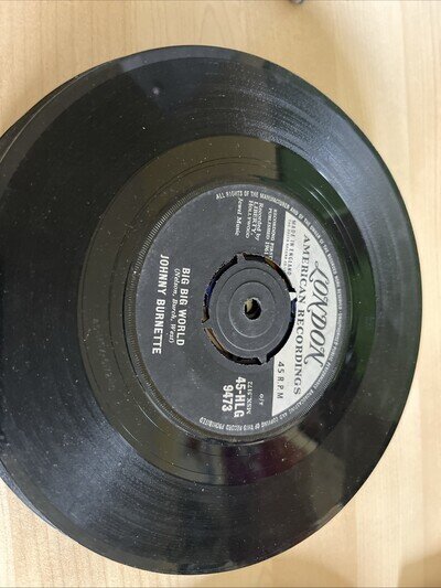 Big Big World / The Fool Johnny Burnette 7" Single