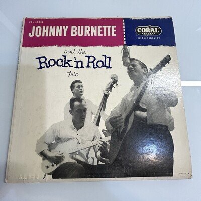 JOHNNY BURNETTE And The Rock 'N Roll Trio CRL57080 ~ 1956 RARE LP!!! GRAIL!!!