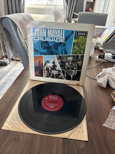 JOHN MAYALL: Crusade UK Decca LK 4890 Rock LP Vinyl LP VG/EX A1/A1 1ST UK