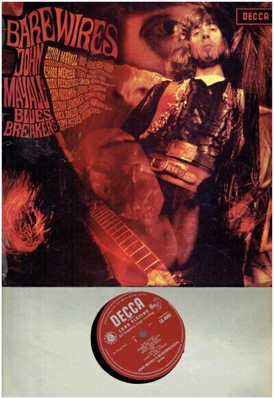 JOHN MAYALL & THE BLUESBREAKERS BARE WIRES 1968 MONO 1968 VINYL ALBUM