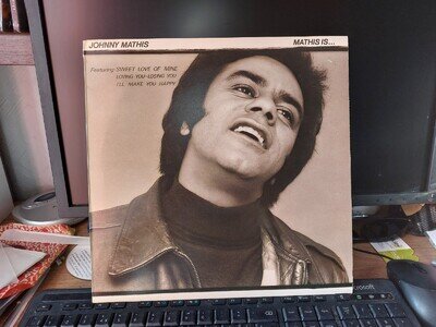 Johnny Mathis Mathis Is... UK LP Vinyl Record Album 1977 86023 CBS 33 EX