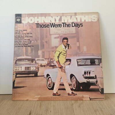 Johnny Mathis - Those were the days - CBS LP Fully Working Tested