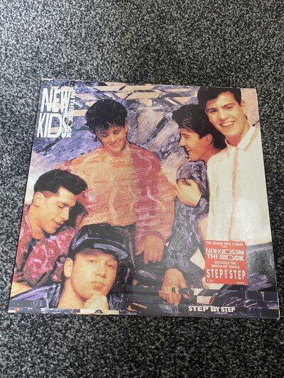 New Kids On The Block - Step By Step Vinyl Album LP