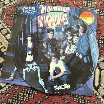 New Kids On The Block No More Games Picture Disc Remix Album