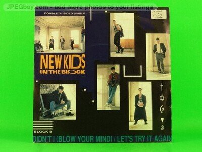 NEW KIDS ON THE BLOCK DIDN'T I (BLOW YOUR MIND) / LET'S TRY IT AGAIN (145) 2 Tra