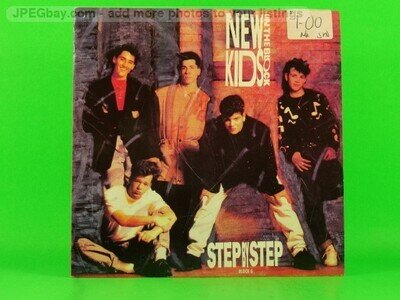 NEW KIDS ON THE BLOCK STEP BY STEP (145) 2 Track 7" Single including Picture Sle