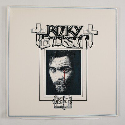 ROKY ERICKSON - OPENERS - 1988 UK RELEASE - VINYL LP ALBUM - TOCK 010 - VG+/VG+