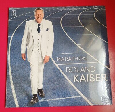 2025 Roland Kaiser - Marathon 2x Lp Blue/White Vinyl Record New&Sealed