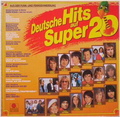 Roland Kaiser Udo Jürgens Trio Deutsche Hits Auf Super 20 LP 33 RPM Near Mint