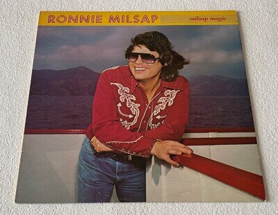 RONNIE MILSAP ~ MILSAP MAGIC ~ 1980 UK 10-TRACK "DEMO" VINYL LP RECORD