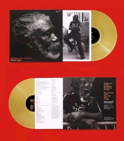 Horace Andy - Midnight Rocker Limited Edition Gold Vinyl LP 12" 2022 Brand New