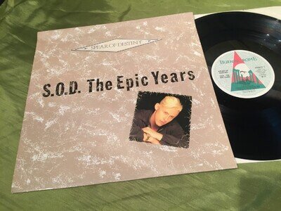 SPEAR OF DESTINY - S.O.D. THE EPIC YEARS - BURNING ROME 1987 UK LP EX/VG