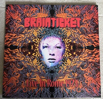Brainticket Live in Rome 1973 LP Black Vinyl Gatefold sleeve Brain Ticket psych