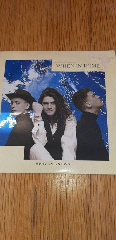 When In Rome Vinyl Single - Heaven Knows