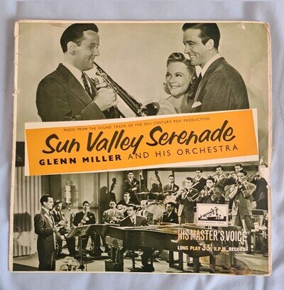 Glenn Miller, Sun Valley Serenade, 1954 Mono 10" 33rpm LP EX/VG