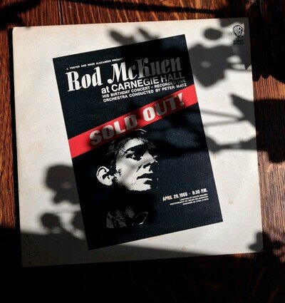 Rod McKuen - Rod McKuen Carnegie Hall (UK Double LP RECORD) 1969 - NEAR MINT
