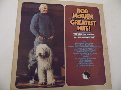 ROD McKUEN ,GREATEST HITS ! .12" VINYL LP RECORD .1973 .EMI .STEREO .UK .