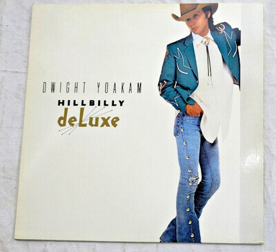 DWIGHT YOAKAM "HILLBILLY DELUXE" VINYL LP GERMANY 1987 EX CONDITION
