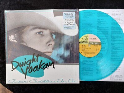 DWIGHT YOAKAM - GUITARS-CADILLACS ETC ETC VINYL LP**2023 LIGHT BLUE VINYL**N/MNT